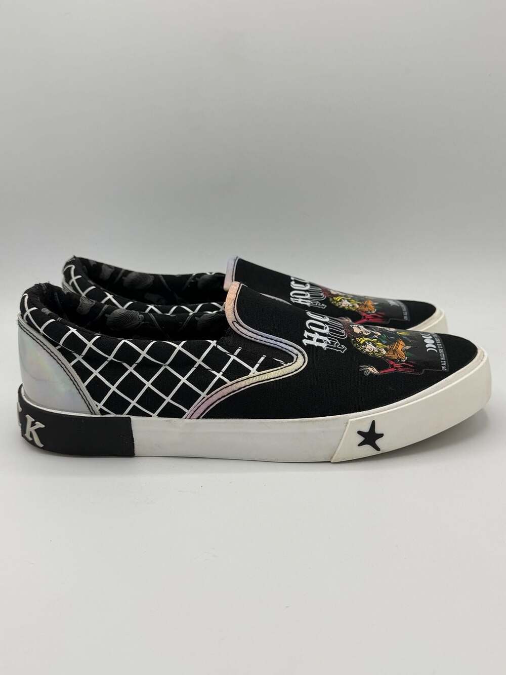 Disney Hocus Pocus Sanderson Sisters Ground Up Slip On Shoes Womens 8.5 - Picture 6 of 11